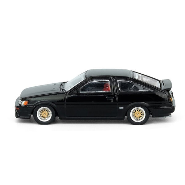 1:64 TOYOTA COROLLA AE86 Levin 1985 Black - Imagen 3