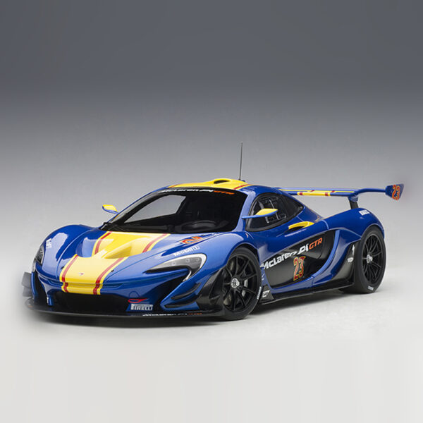 McLaren P1 GTR (METALLIC BLUE/YELLOW STRIPES) - Imagen 6