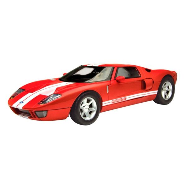 FORD GT Red w/white Stripe 1:12