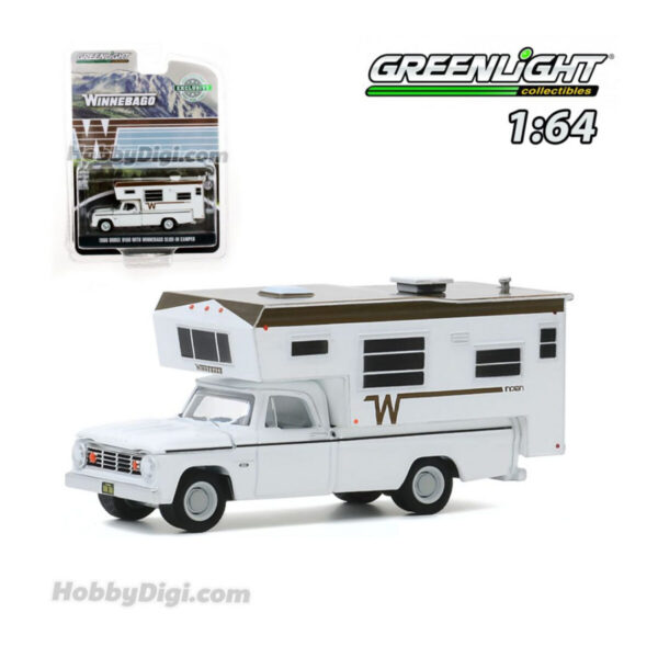 1966 Dodge D-100 with Winnebago Slide-In Camper