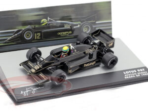 AYRTON SENNA LOTUS - RENAULT 98T -  BRAZIL GP 1986