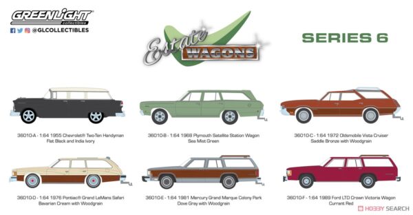 Estate Wagons Series 6/Chevrolet two-ten/Plymouth Satelite/Oldsmobile Vista/Pontiac LeMans /Mercury Gran Marque/Ford Crown Victoria