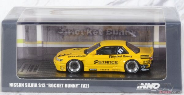 NISSAN SILVIA S13 ROCKET BUNNY V2 Yelllow - Imagen 3