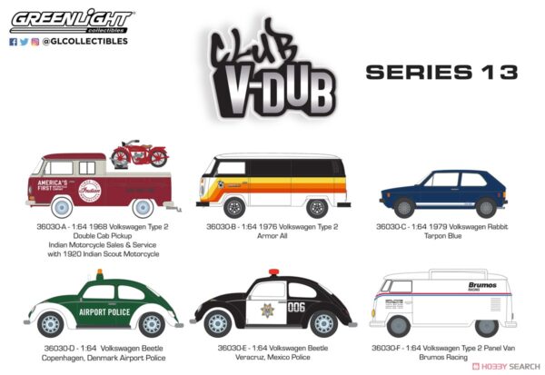 Club Vee-Dub Series 13 Combi/Beetle/Rabbit/Golf/Volkswagen