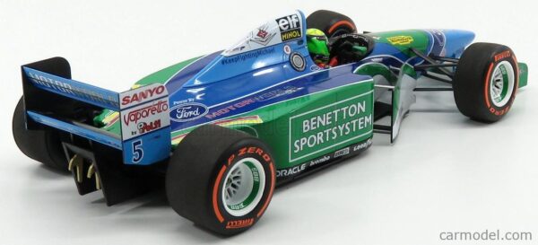 Benetton Ford B194 Michael Schumacher Champion 1994 Demonstration Run Belgian GP 2017 - Imagen 2