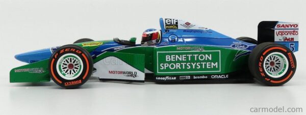 Benetton Ford B194 Michael Schumacher Champion 1994 Demonstration Run Belgian GP 2017 - Imagen 3