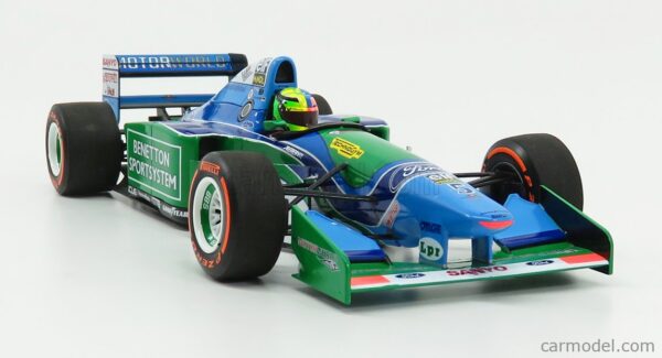 Benetton Ford B194 Michael Schumacher Champion 1994 Demonstration Run Belgian GP 2017 - Imagen 4