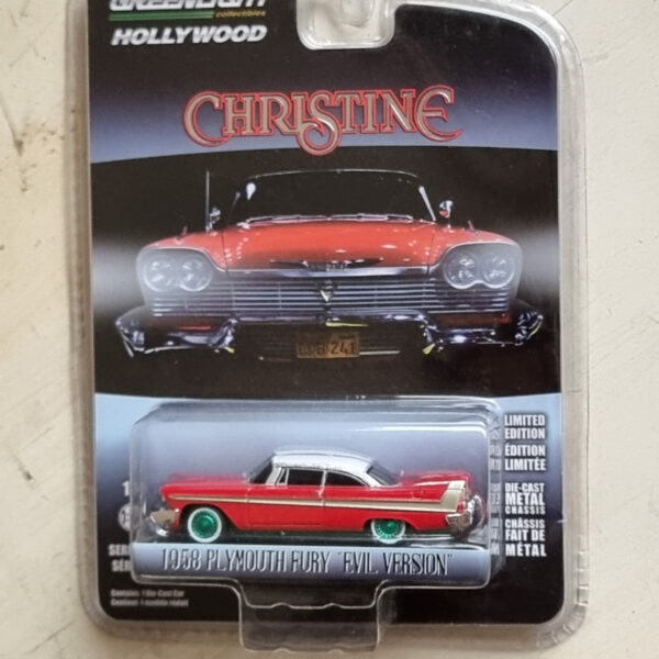 GREENMACHINE PLYMOUTH FURY 1958 CHRISTINE EVIL VERSION 1:64 - Imagen 2