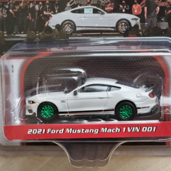 GREENMACHINE FORD MUSTANG MACH ONE 2021 VIN 001 BARRET JACKSON 1:64