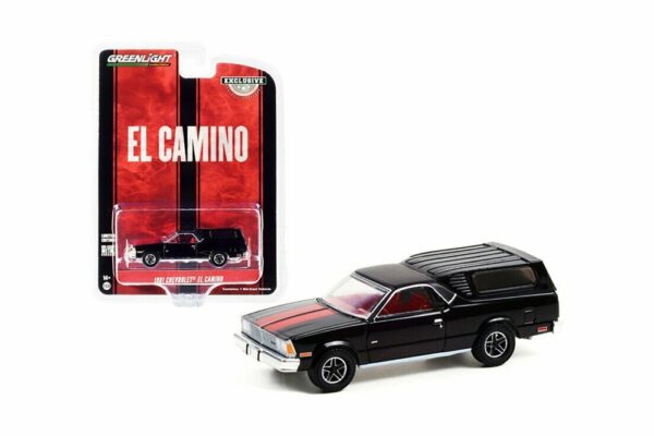 1981 Chevrolet El Camino with Camper Shell - Black with Red Stripes - Imagen 2