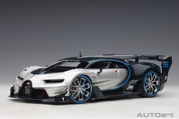 BUGATTI VISION GRAN TURISMO (ARGENT2 SILVER/PBCLSUE CA R B O N ) - Imagen 2