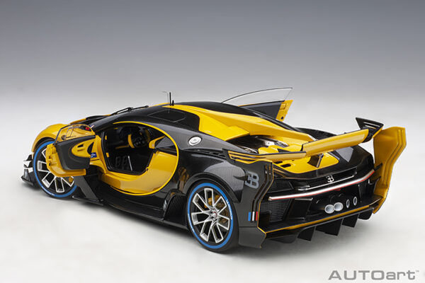 BUGATTI VISION GRAN TURISMO (GIALLO MIDAS  CARBON ) - Imagen 3