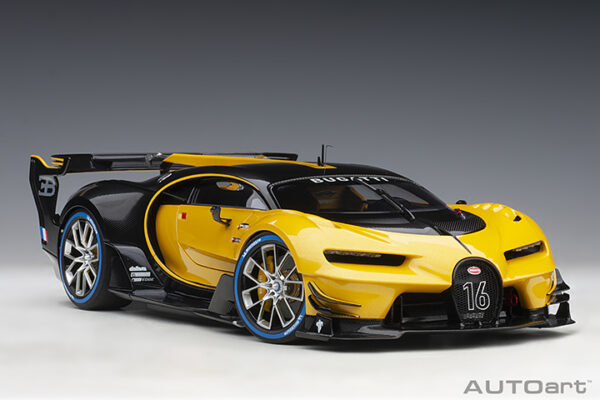 BUGATTI VISION GRAN TURISMO (GIALLO MIDAS  CARBON )