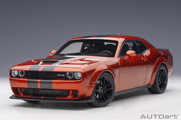 DODGE CHALLENGER SRT HELLCAT WIDE BODY DESTROYER RED GUNMETAL