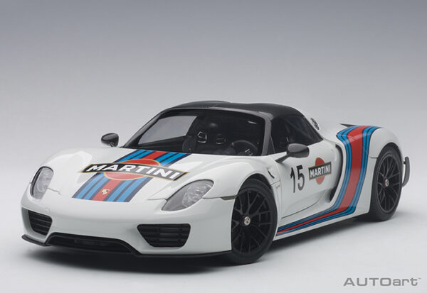 PORSCHE 918 SPYDER WEISSACH PACKAGE (WHITE/SMART IN LIVERY)