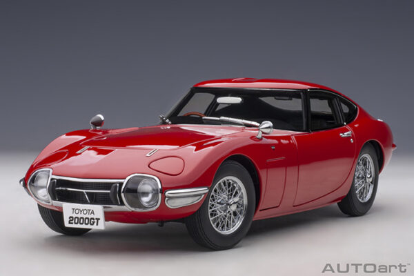 TOYOTA 2000GT (RED / WIRE SPOKE WHEELS)