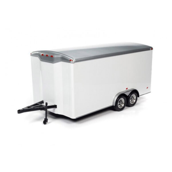 Enclosed Trailer White 1:18 - Imagen 2