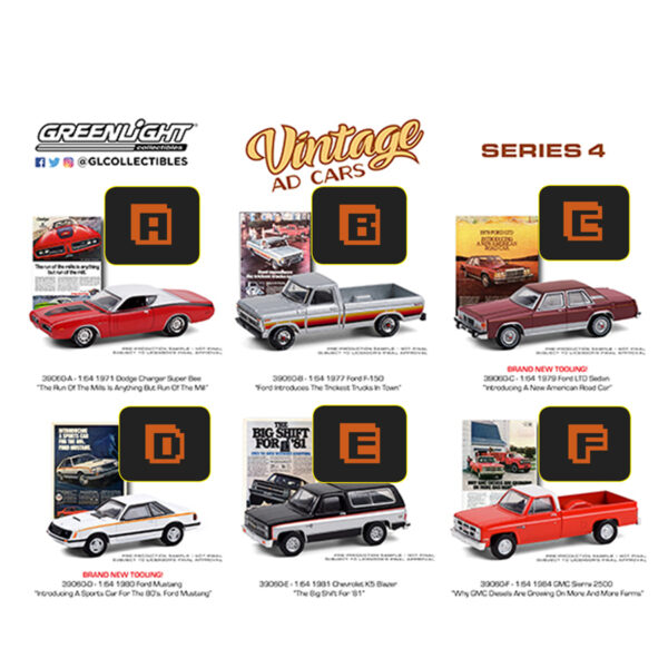 Vintage Ad Cars Series 4