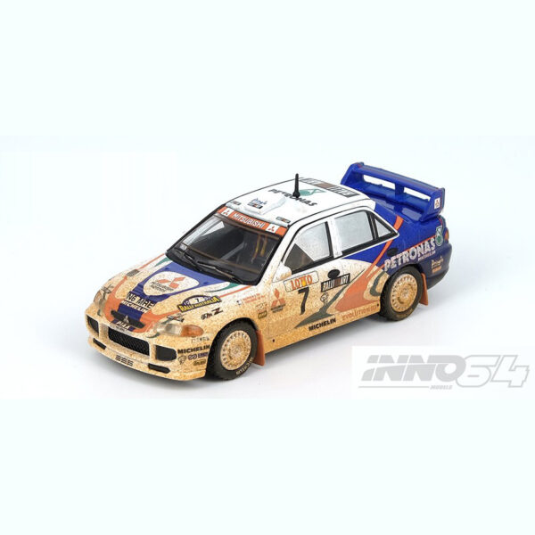 MITSUBISHI LANCER EVOLUTION III #7 Australia Rally 1996 W/ Mud Effect