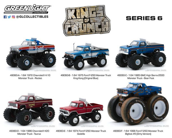 Monster Trucks Kings of Crunch Series 6 1:64