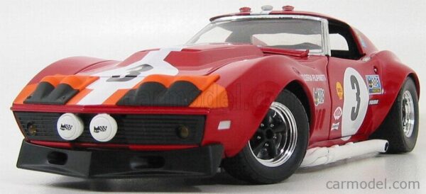 CHEVROLET CORVETTE L88 SCUDERIA FILIPINETTI 24h LE MANS 1968 U.MAGLIOLI - H.GREDER (RAREZA) 1:18 - Imagen 4