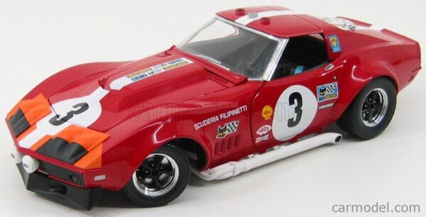 CHEVROLET CORVETTE L88 SCUDERIA FILIPINETTI 24h LE MANS 1968 U.MAGLIOLI - H.GREDER (RAREZA) 1:18