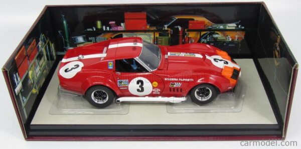 CHEVROLET CORVETTE L88 SCUDERIA FILIPINETTI 24h LE MANS 1968 U.MAGLIOLI - H.GREDER (RAREZA) 1:18 - Imagen 8