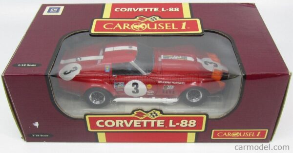 CHEVROLET CORVETTE L88 SCUDERIA FILIPINETTI 24h LE MANS 1968 U.MAGLIOLI - H.GREDER (RAREZA) 1:18 - Imagen 9