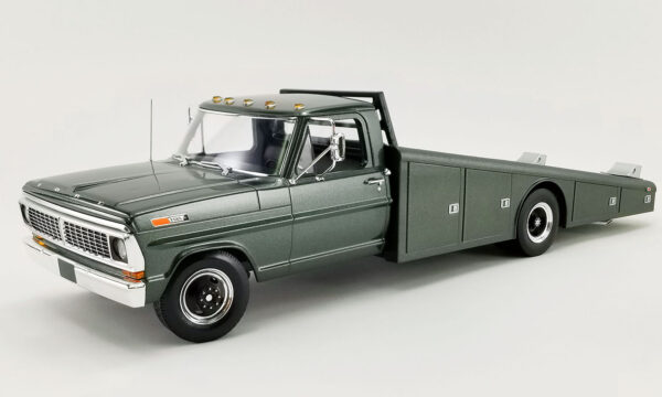 1970 Ford F-350 camion rampa Verde 1:18