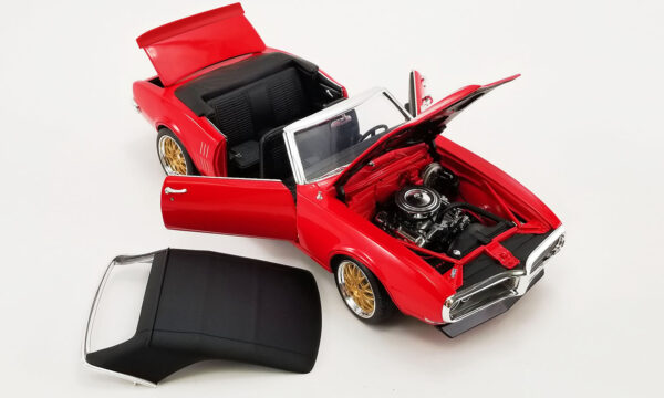 1968 Pontiac Firebird Convertible Restomod Rojo - Imagen 3