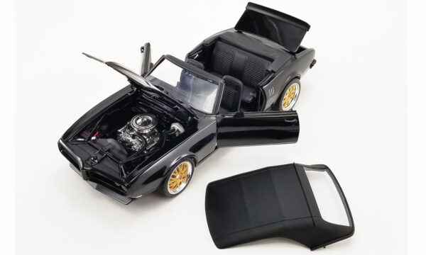 1968 Pontiac Firebird Convertible Restomod Negro - Imagen 3