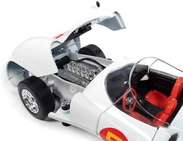 Meteoro Mach 5 con figura Chim Chim  Meteoro Speed Racer 1:18 - Imagen 2