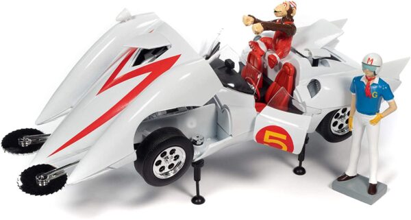 Meteoro Mach 5 con figura Chim Chim  Meteoro Speed Racer 1:18 - Imagen 3