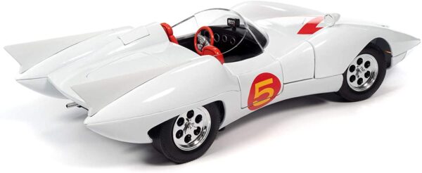 Meteoro Mach 5 con figura Chim Chim  Meteoro Speed Racer 1:18 - Imagen 4