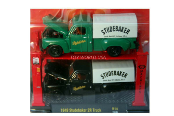 Pack- 1949 Studebacker  2R - 2 coches  1:64 M2 Auto-Lift (2 pc) 1:64